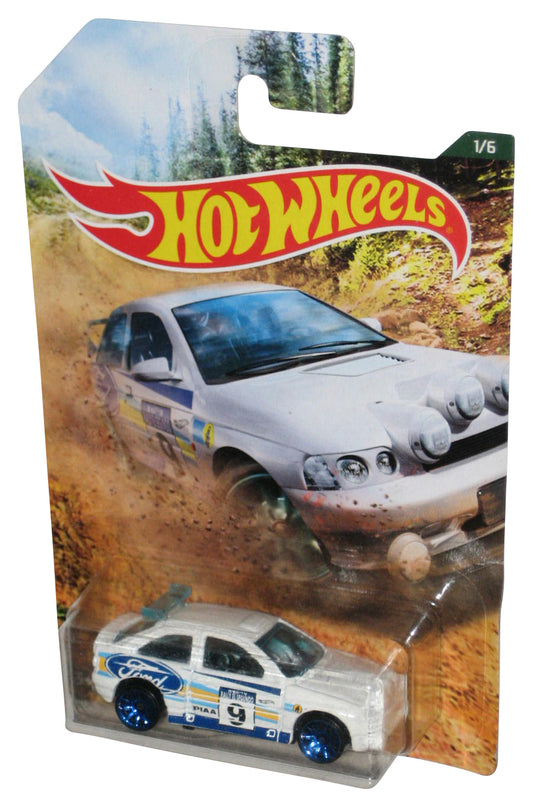 Hot Wheels Ford Escort (2018) Mattel Rally Sport White Toy Car 1/6 - (Cracked Plastic)