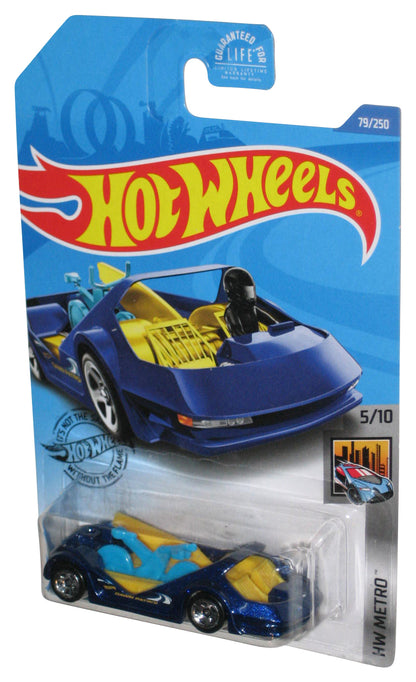 Hot Wheels HW Metro 5/10 (2017) Blue Deora III Toy Car 79/250