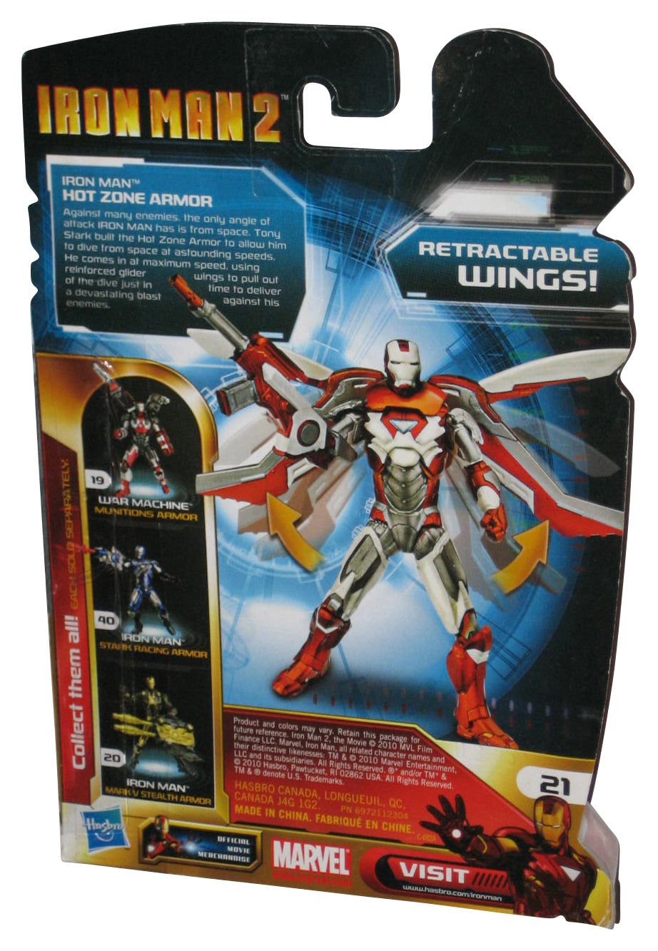 Marvel Iron Man Hot Zone Armor (2021) Hasbro 3.75 Inch Action Figure #21