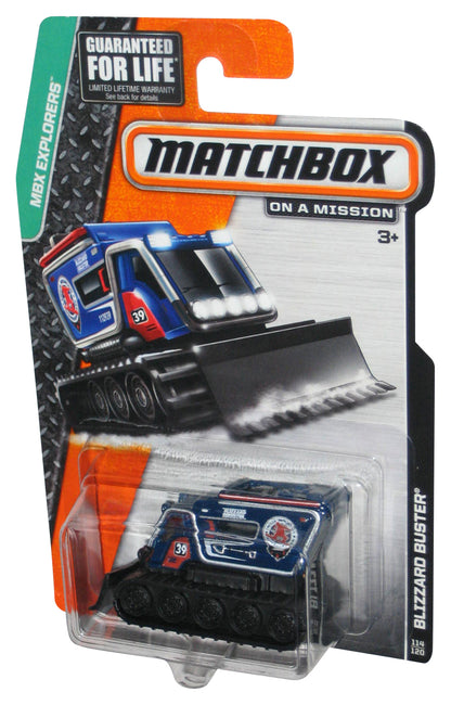 Matchbox MBX Explorers (2014) Blue Blizzard Buster Vehicle Toy 114/120