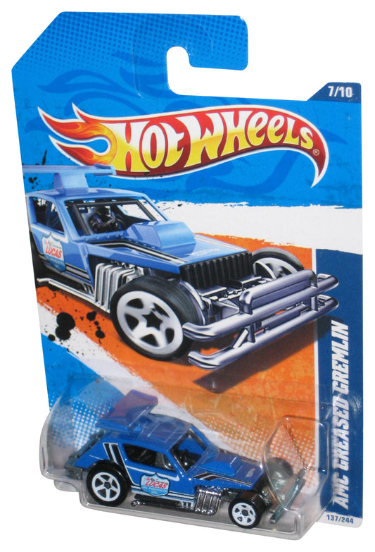 Hot Wheels HW Performance 7/10 (2010) Blue AMC Greased Gremlin Toy Car 137/244
