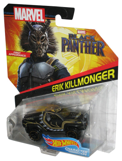 Marvel Comics Hot Wheels (2017) Black Panther Erik Killmonger Character Cars Toy - (First Appearance)