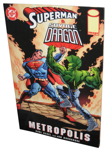 DC Comics Superman & Savage Dragon Metropolis (1999) Paperback Book
