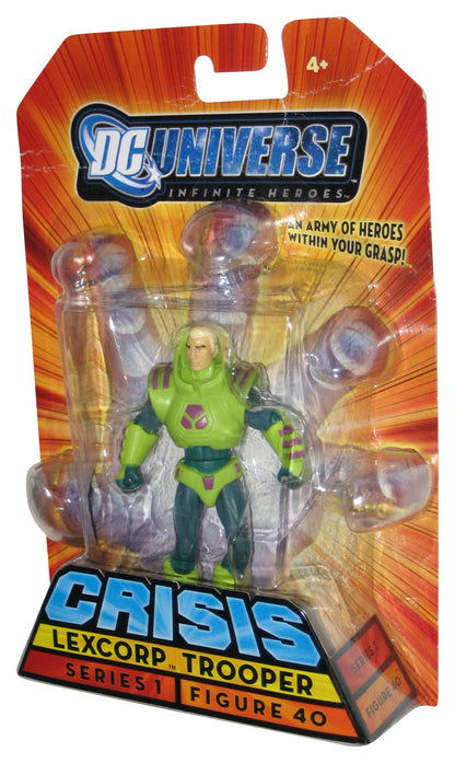 DC Universe Infinite Heroes (2008) Crisis Lexcorp Trooper Action Figure #40 - (Card Crease)