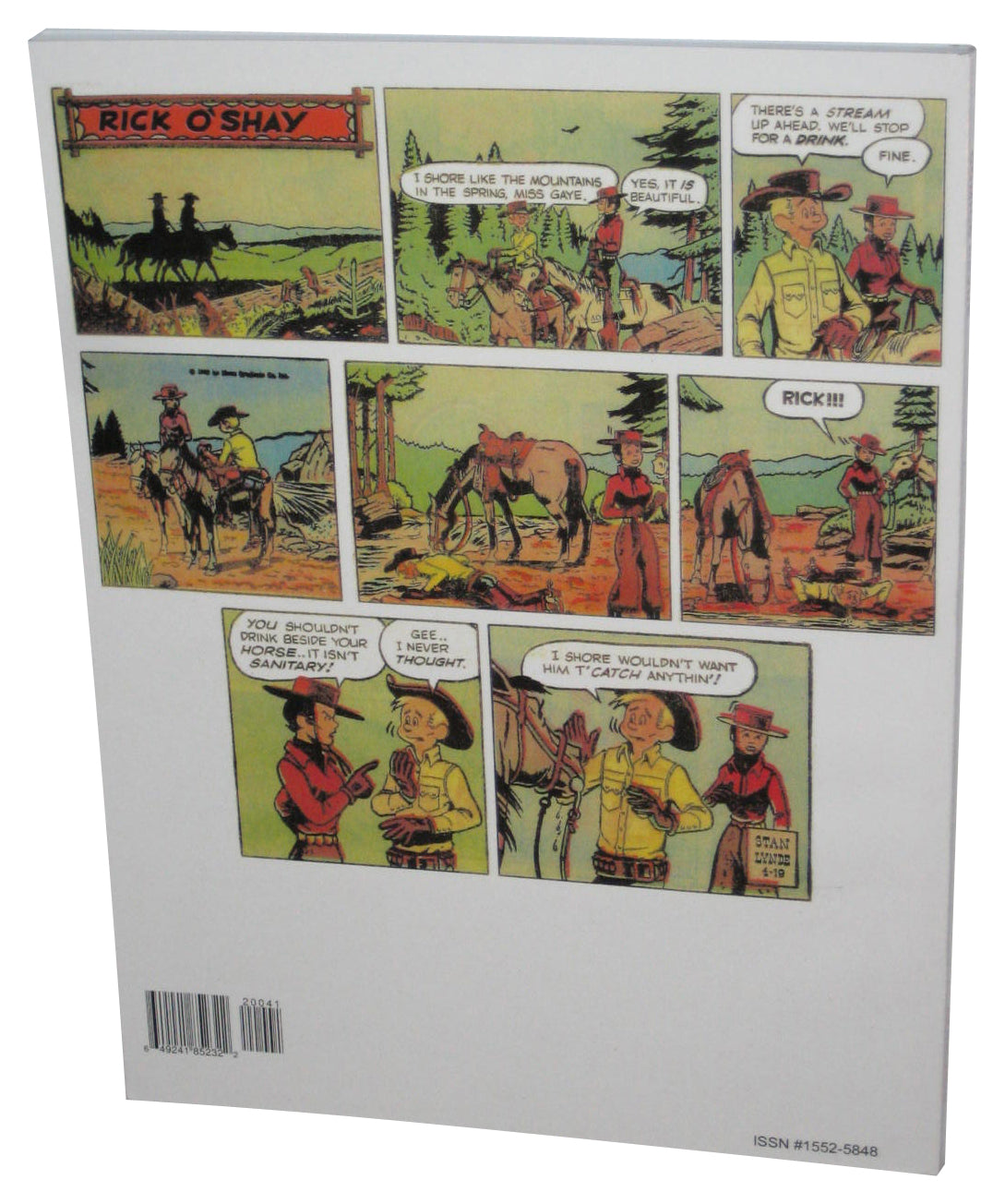Comics Revue Presents April 2020 Paperback Book - (Rick O'Shay Cowboys Cover)