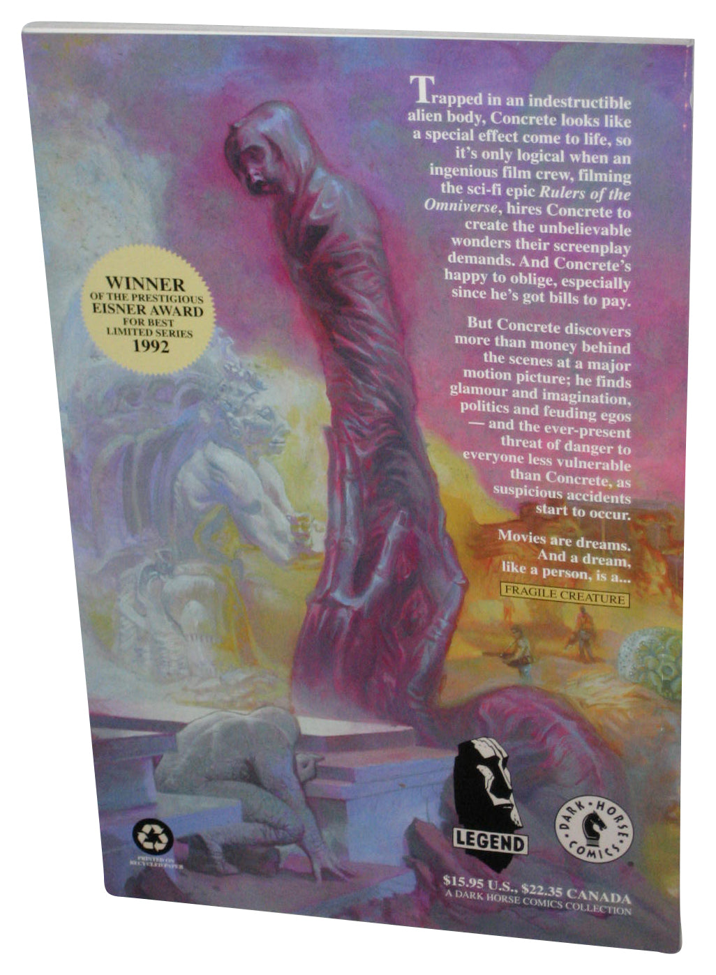 Paul Chadwich Concrete Fragile Creature Dark Horse Comics Paperback Book