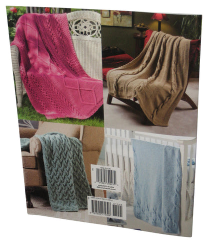 House of White Birches Easy Cable Throws Paperback Book