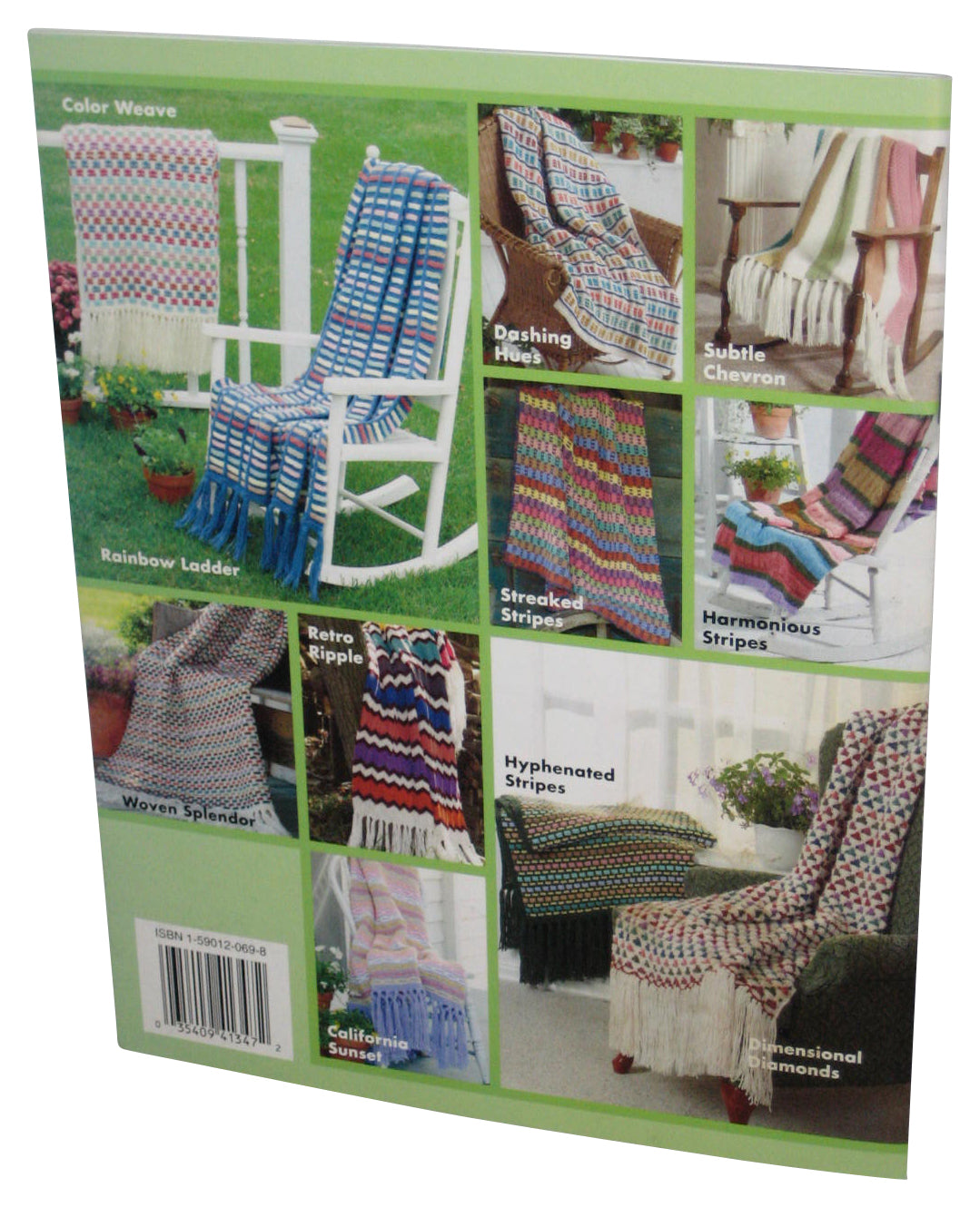 American School Knit Afghans Of Many Colors Paperback Book