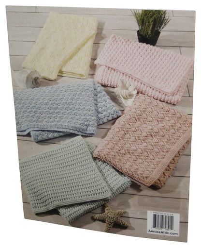Annie's Attic Knit Springtime Throws Melissa Leapman Paperback Book #872891