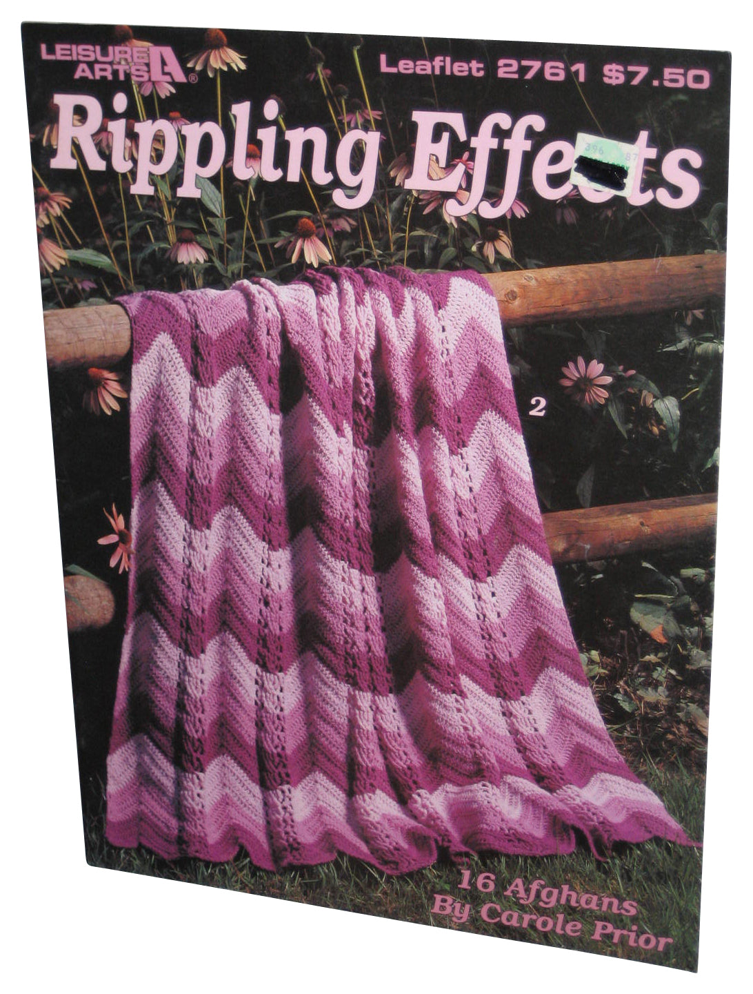 Leisure Arts Leaflet 2761 Rippling Effects Paperback Book - (16 Afghans By Carole Prior)