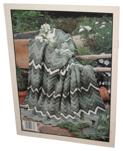 Leisure Arts Leaflet 2761 Rippling Effects Paperback Book - (16 Afghans By Carole Prior)
