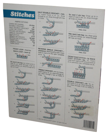 Kaleidoscope Afghans To Crochet Pamphlet Paperback Book #921507