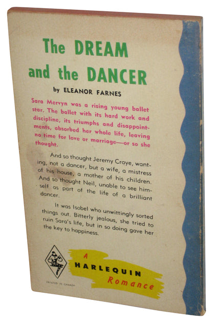 Harlequin Romance The Dream and The Dancer (1975) Paperback Book - (Eleanor Farnes)