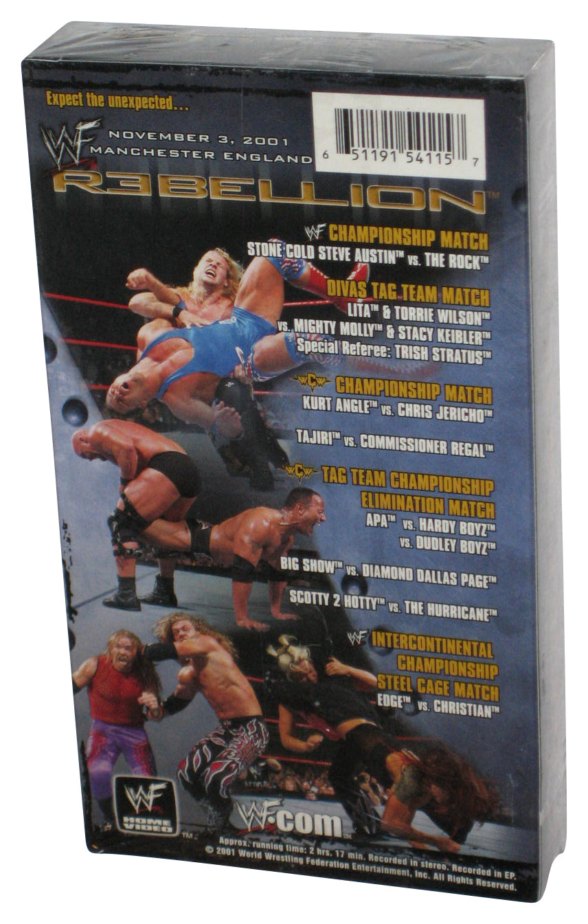 WWE Wrestling (2001) Rebellion November 3 Manchester England VHS Tape