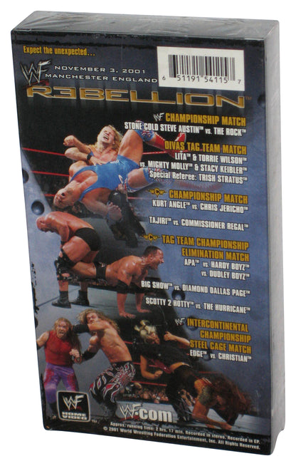 WWE Wrestling (2001) Rebellion November 3 Manchester England VHS Tape