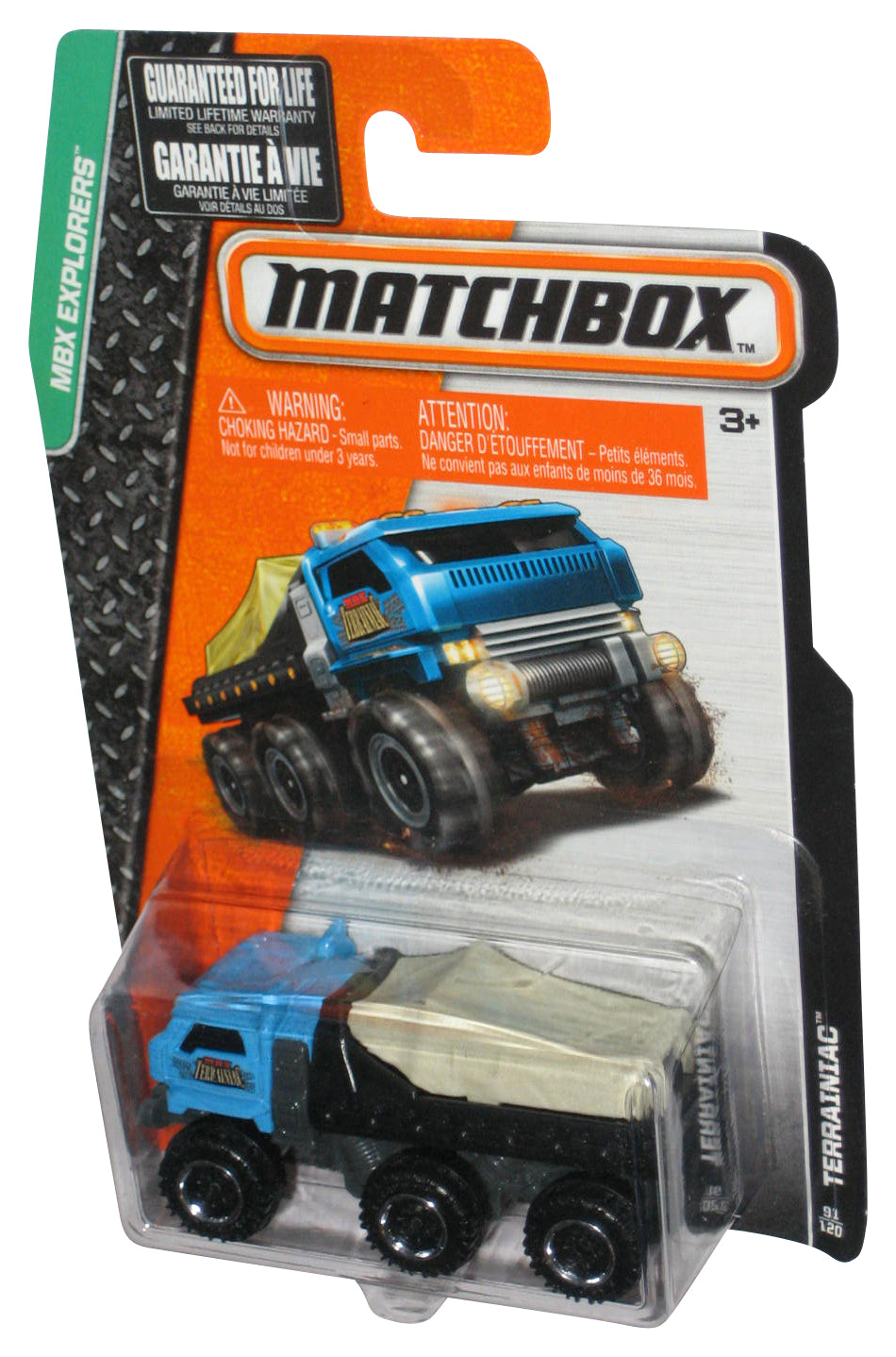 Matchbox MBX Explorers (2014) Blue & Black Toy Vehicle 91/120