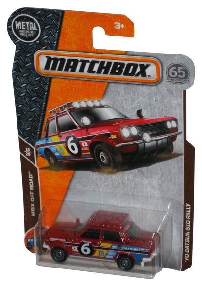 Matchbox MBX Off Road 15/20 (2017) Red '70 Datsun 510 Rally Toy Car 108/125