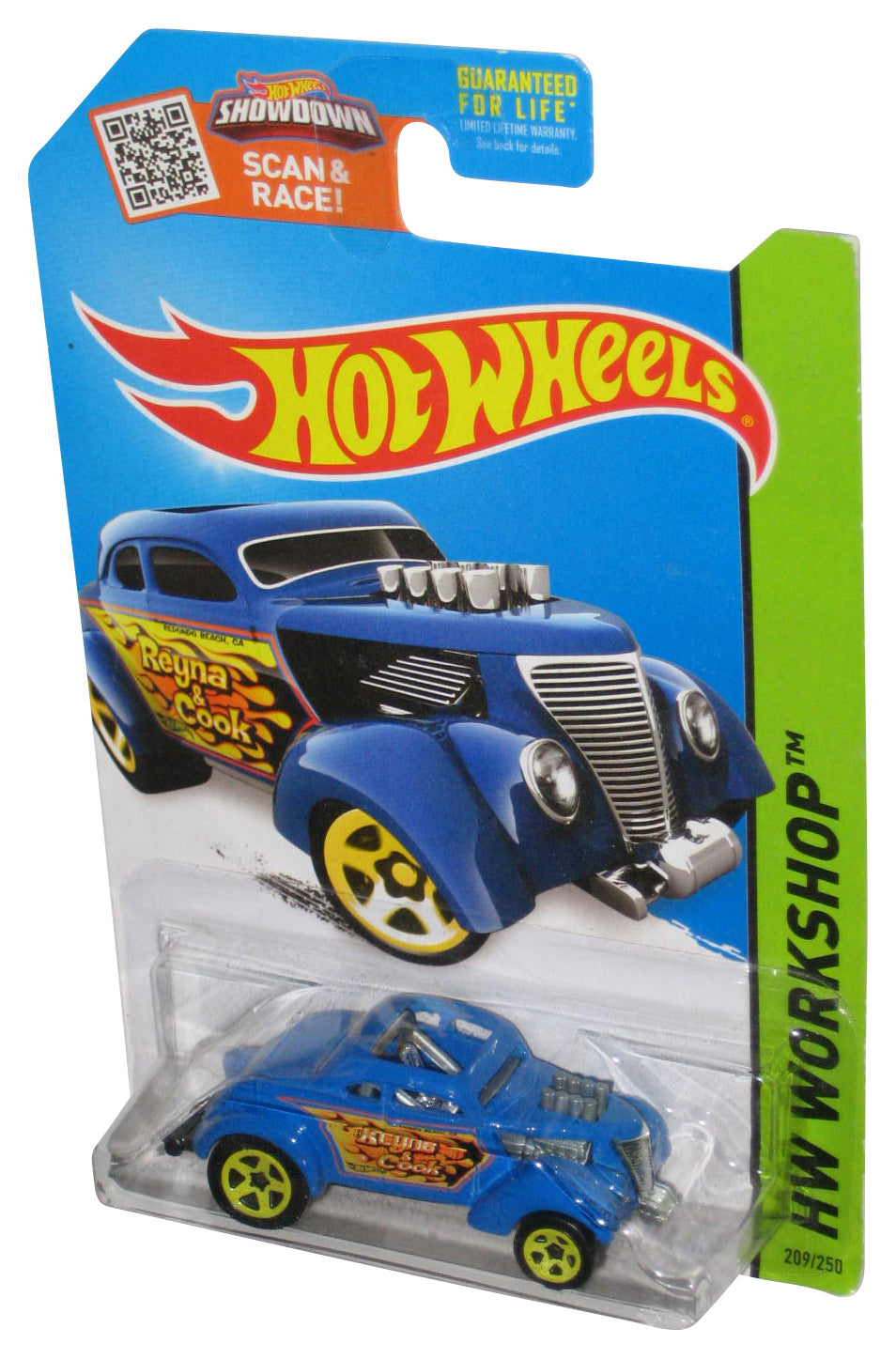 Hot Wheels HW Workshop (2013) Blue Pass 'N Gasser Toy Car 209/250