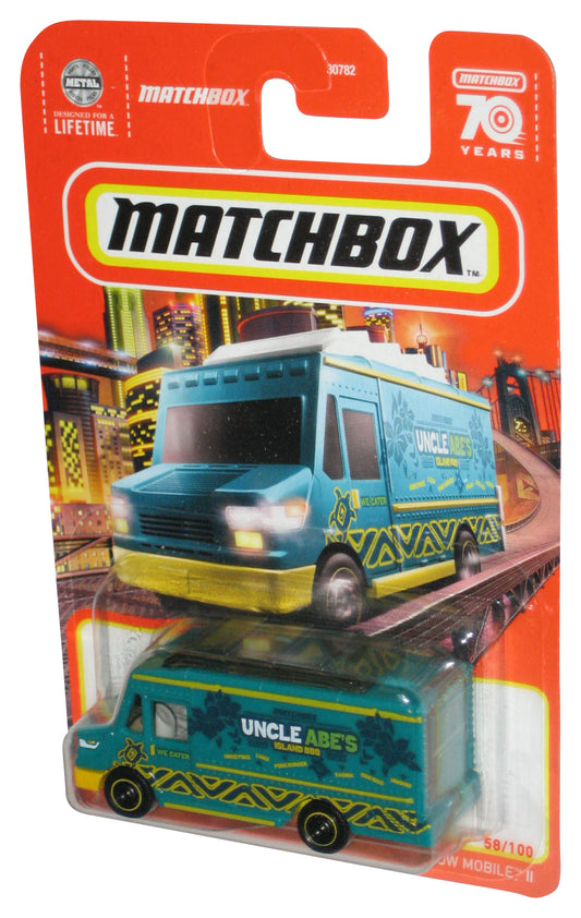 Matchbox Green Chow Mobile II (2022) Uncle Abe's Island BBQ Toy Food Truck 58/100