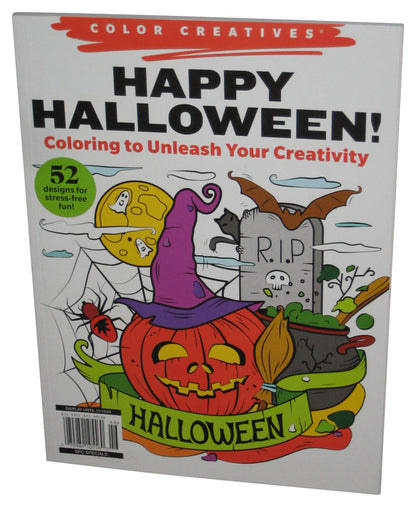 Color Creatives Happy Halloween Coloring To Unleash Your Creativity Magazine Paperback Book