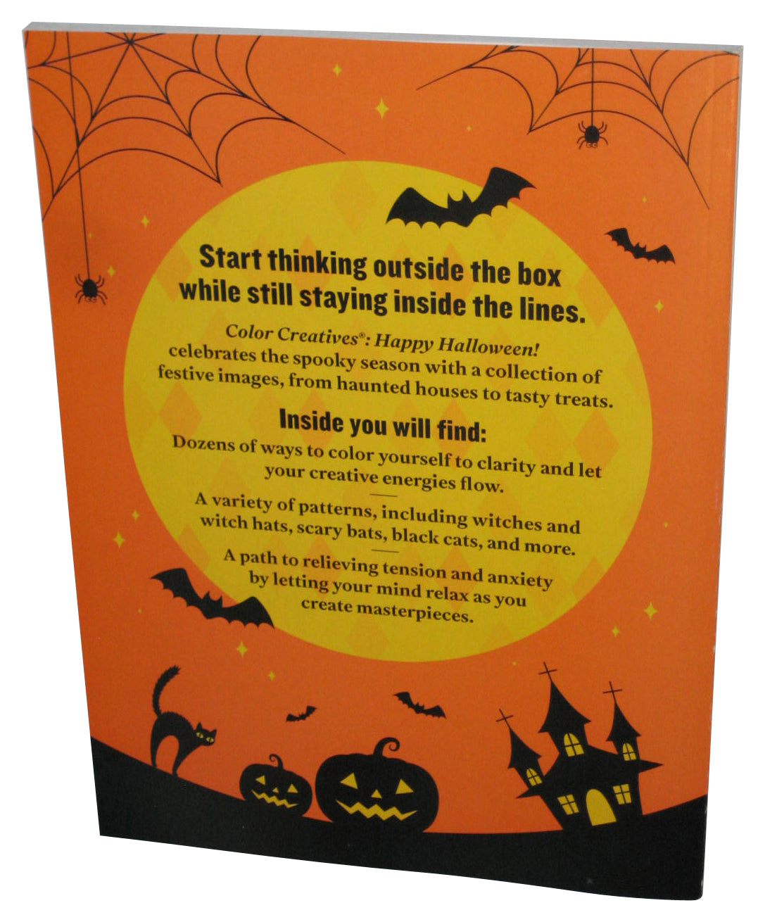 Color Creatives Happy Halloween Coloring To Unleash Your Creativity Magazine Paperback Book