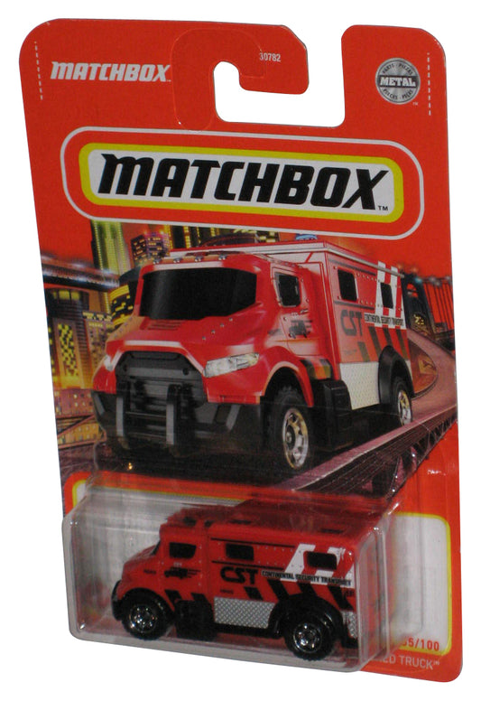 Matchbox MBX Armored (2022) Mattel Red Truck Metal Toy 85/100