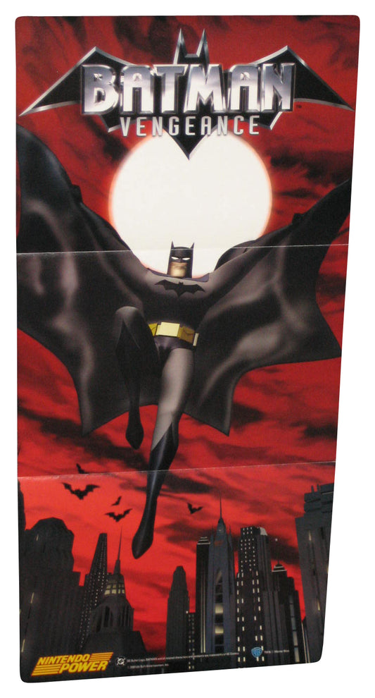 Nintendo Power Batman Vengeance DC Comics (2001) Ubi Soft Video Game Pull-Out Poster