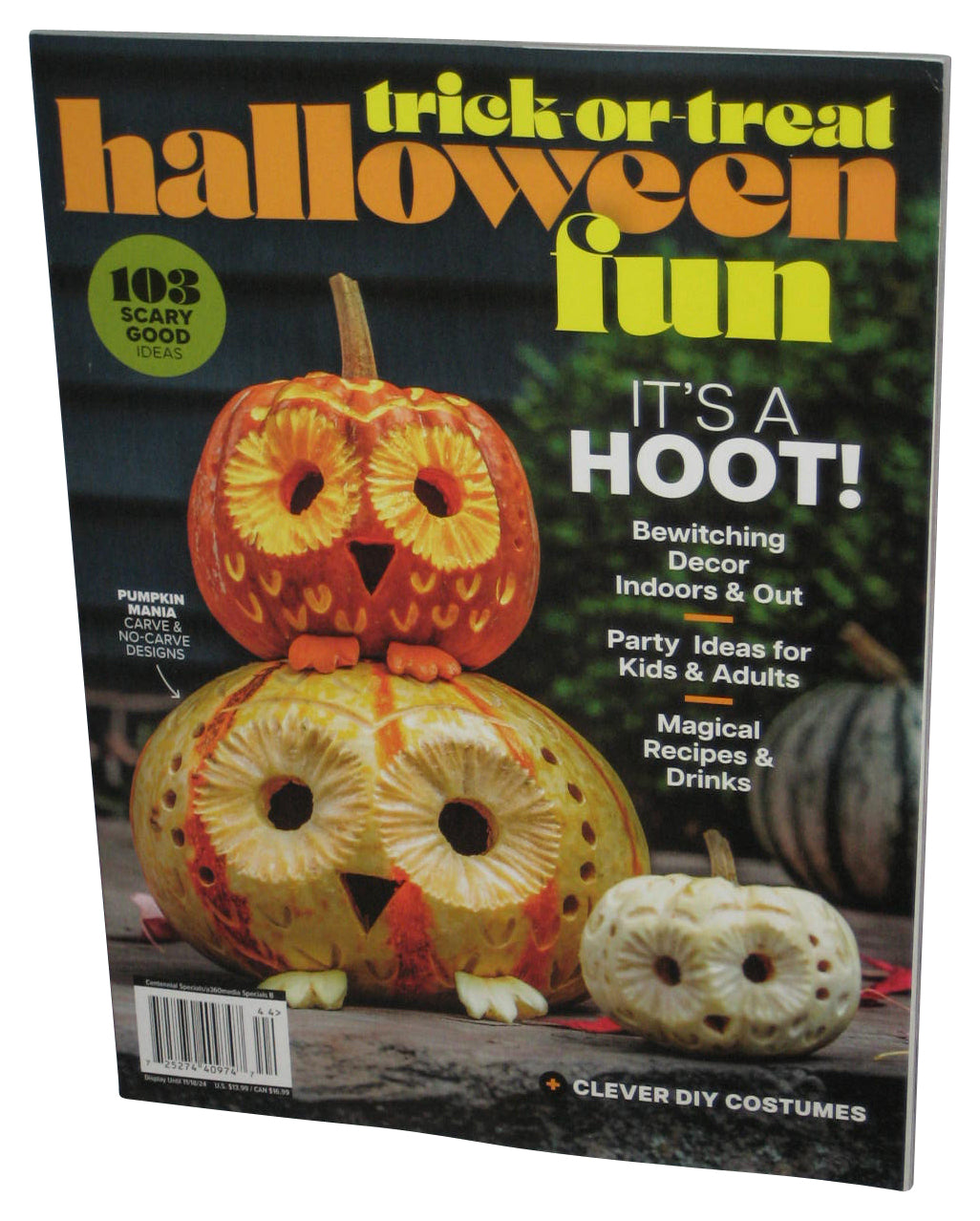 Halloween Trick-Or-Treat Fun Pumpkin Mania (2024) Magazine Book