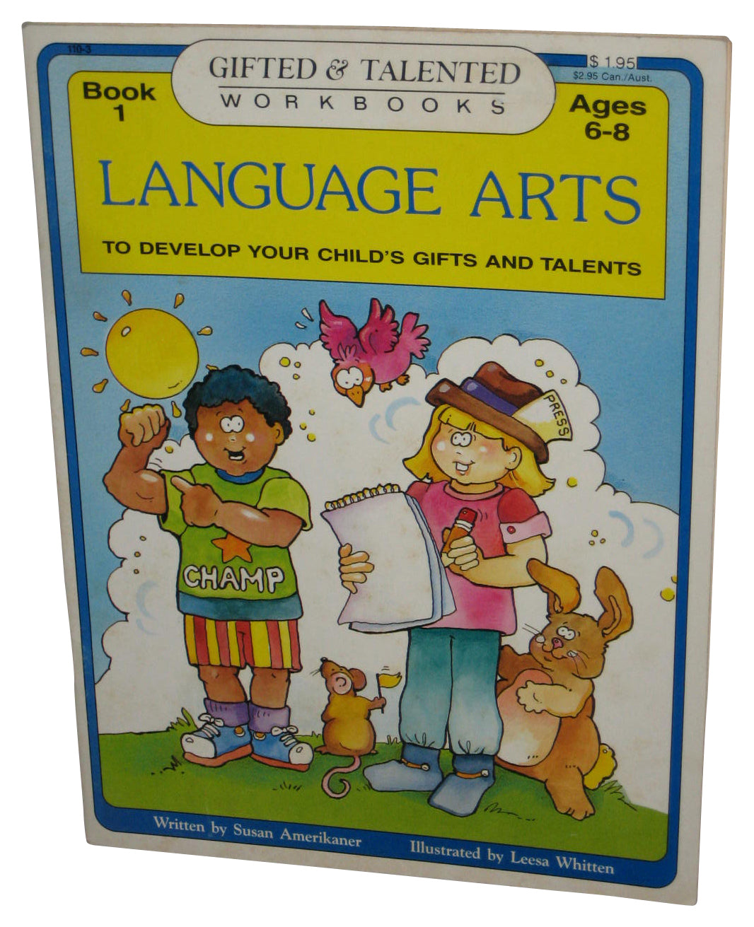 Gifted & Talented Workbooks 1 Language Arts Ages 6-8 Children Kids Book