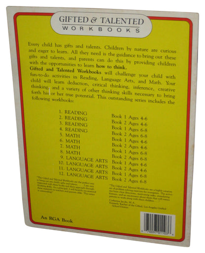 Gifted & Talented Workbooks 1 Language Arts Ages 6-8 Children Kids Book