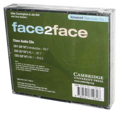 Face2Face Advanced Class Audio Music CD Box Set - (Gillie Cunningham & Jan Bell with Chris Redston)