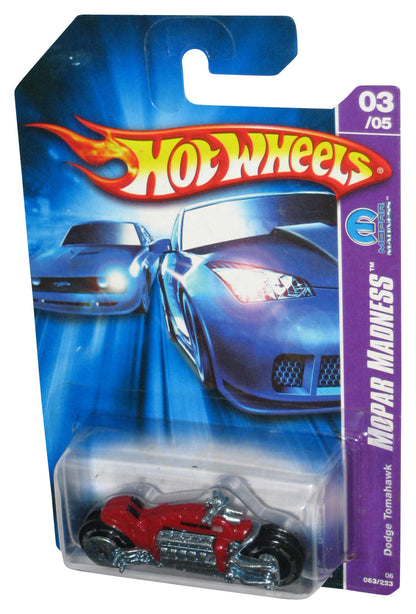 Hot Wheels Mopar Madness 3/5 (2006) Red Dodge Tomahawk Toy Motorcycle Bike 063/223