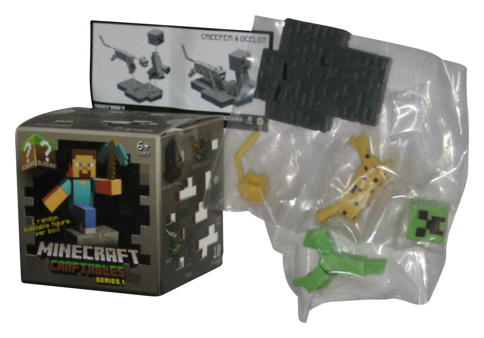 Minecraft Craftables Series 1 (2015) Jinx Mojang Ocelot & Creeper Mini Figure