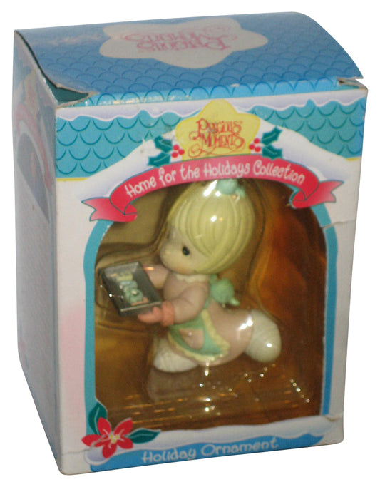 Precious Moments Home For The Holidays (1996) Enesco Girl Carrying Love Cookies Ornament