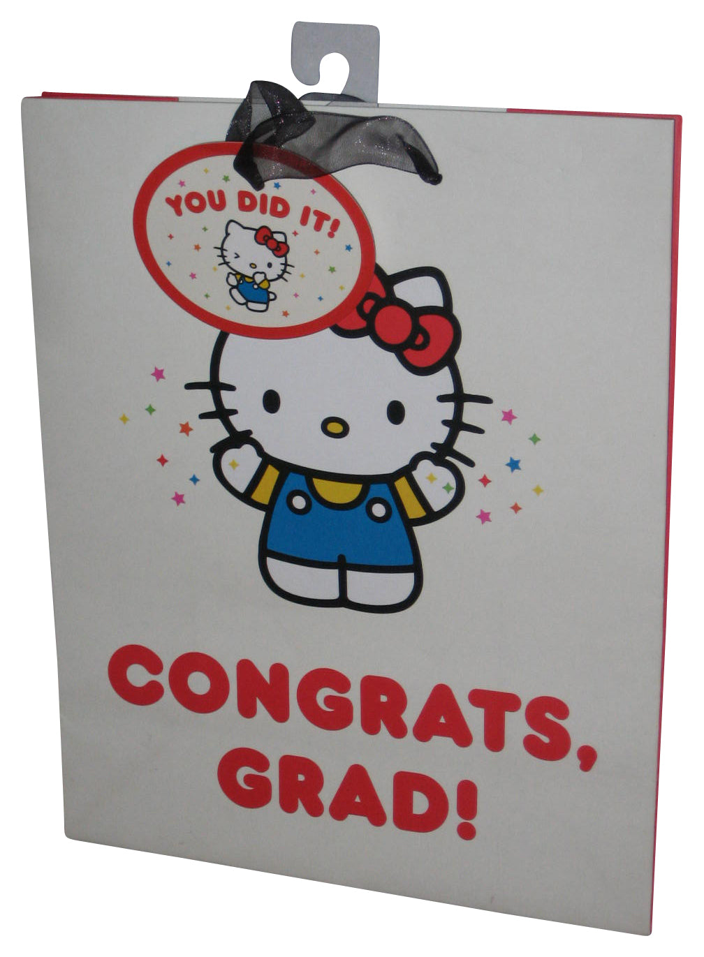 Hello Kitty Congrats Grad! (2024) Sanrio White & Red Gift Bag