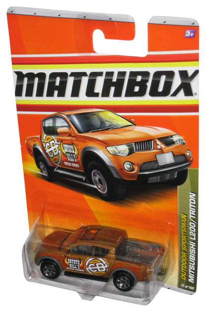 Matchbox Outdoor Sportsman Mitsubishi L200/Triton Toy Truck 77/100