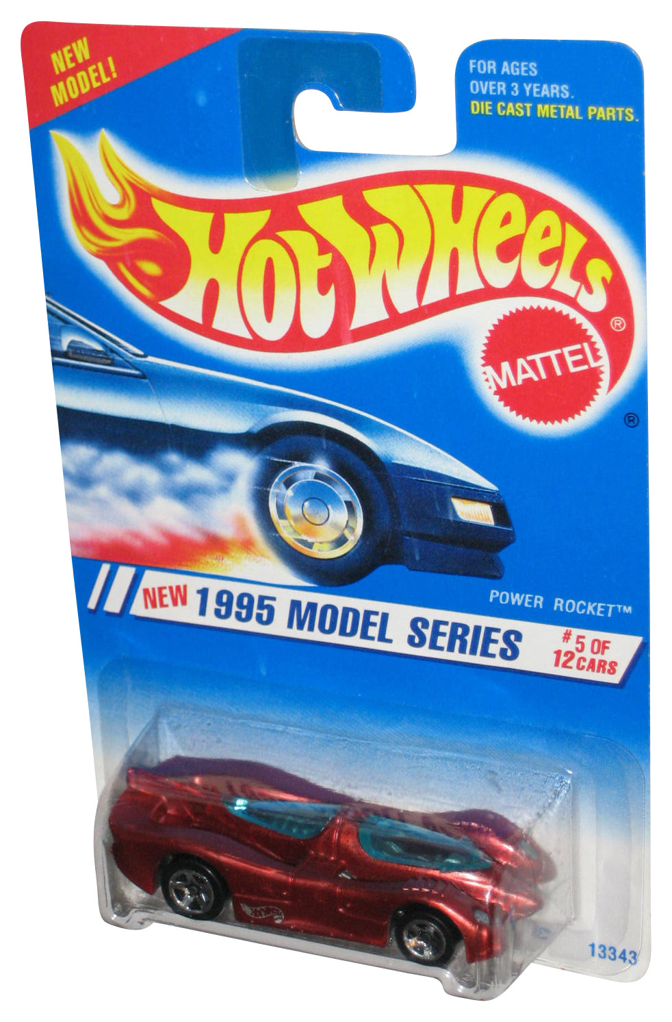 Hot Wheels 1995 Model Series 5/12 (1994) Power Rocket Toy Car