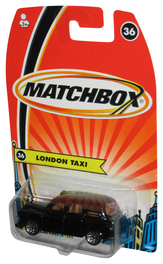 Matchbox London Taxi (2004) Mattel Black Toy Car #36