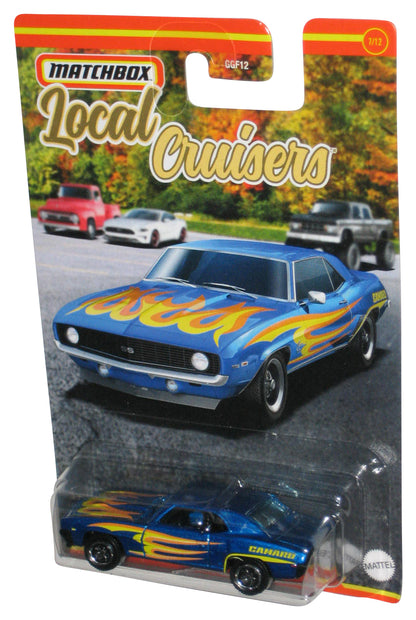 Matchbox Local Cruisers (2022) Blue 1969 Chevy Camaro Toy Car 7/12