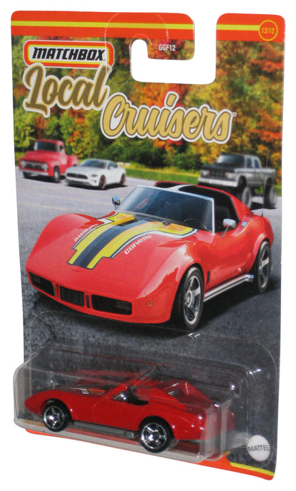 Matchbox Local Cruisers (2022) Red Chevy Corvette T-Top Toy Car 12/12