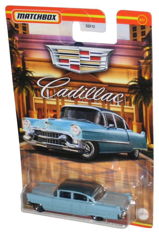 Matchbox '55 Cadillac Fleetwood (2020) Mattel Blue Toy Car 9/12