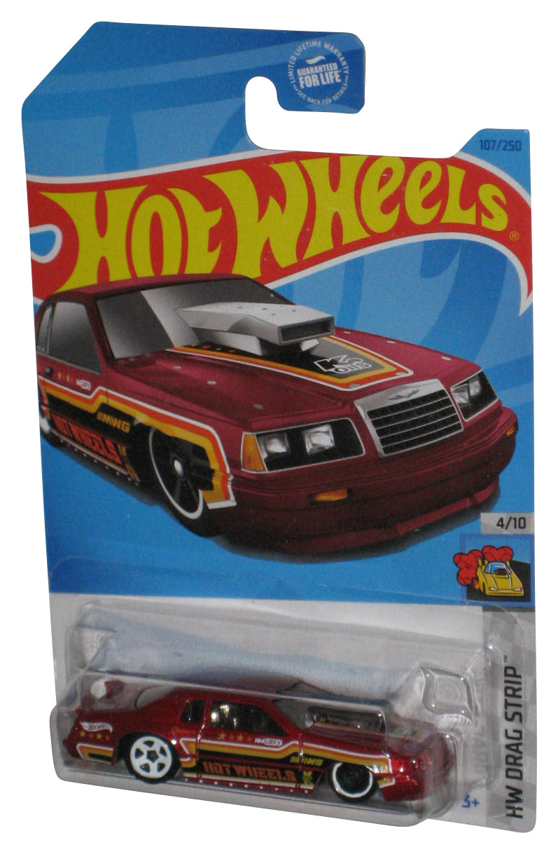 Hot Wheels HW Drag Strip 4/10 (2021) Red '86 Ford Thunderbird Pro Stock Toy Car 107/250