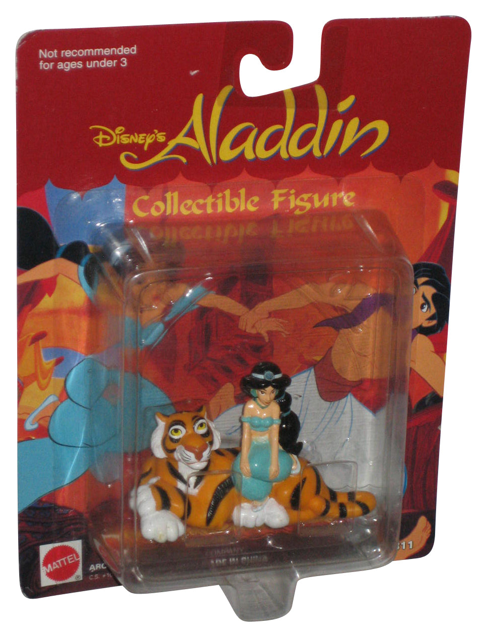 Disney Aladdin TV Series Jasmine & Rajah Mattel Collectible Toy Figure