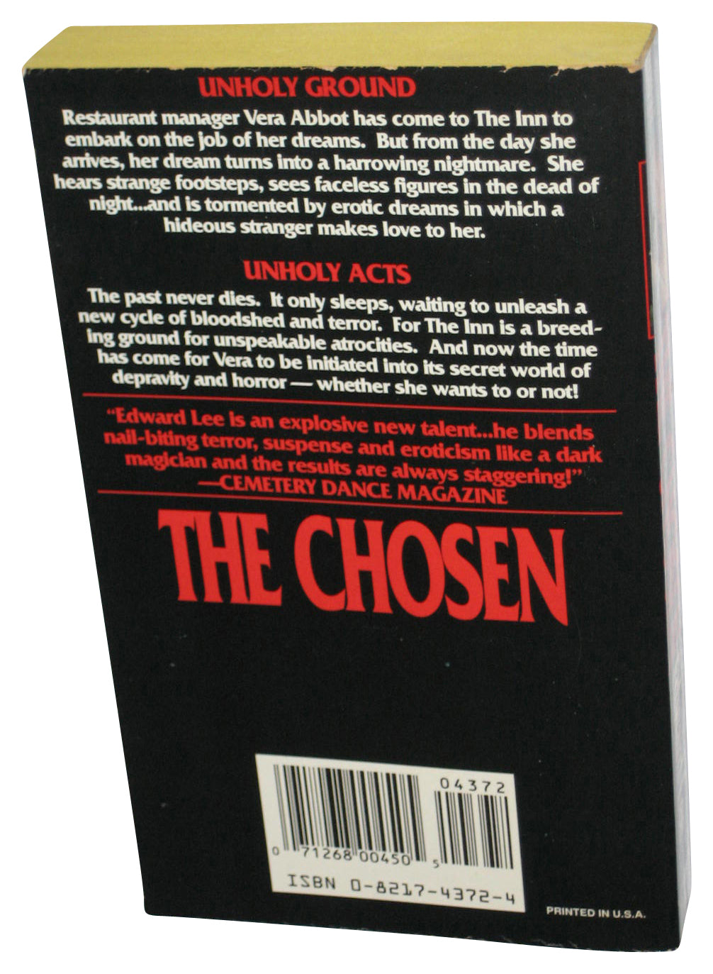 The Chosen (1993) Paperback Book - (Edward Lee)