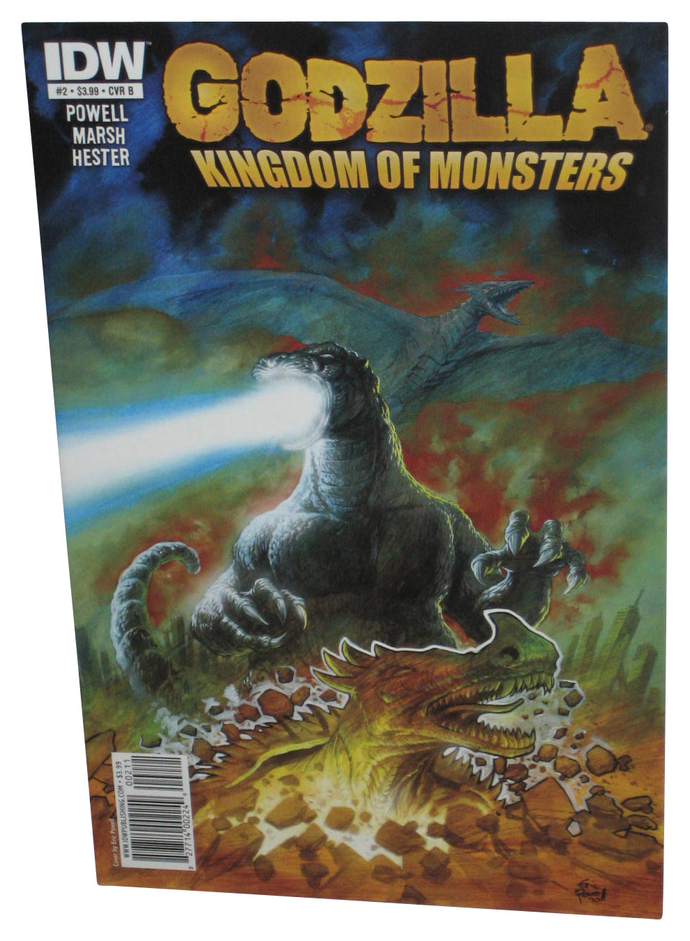 Godzilla Kingdom of Monsters (2011) IDW Cover B Comic Book Issue #2