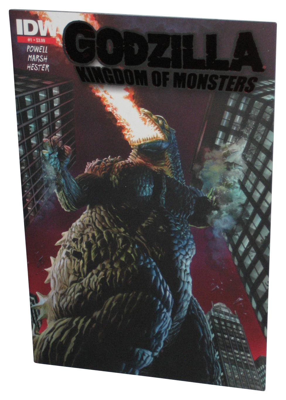 Godzilla Kingdom of Monsters IDW Red Foil Variant Cover Comic Book Issue #1