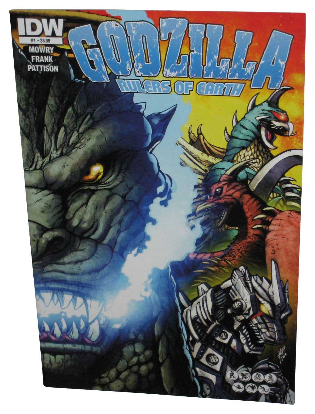 Godzilla Rulers of Earth Matt Frank Wraparound Cover Comic Book #1