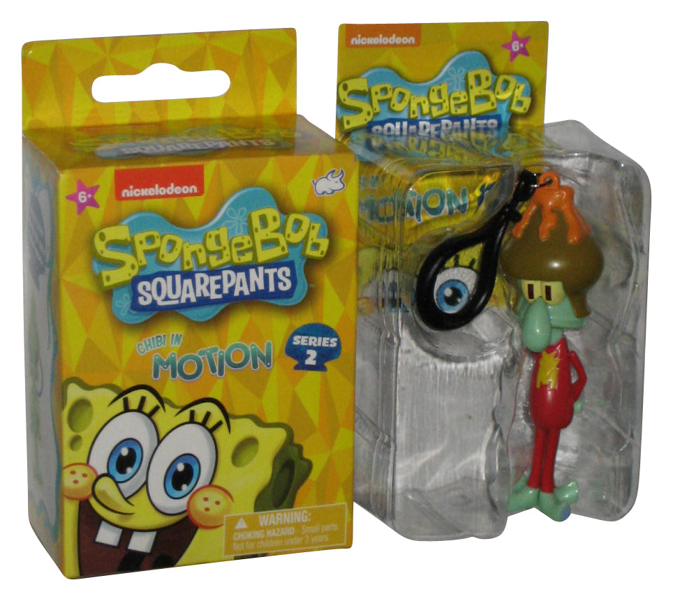 Spongebob Squarepants Chibi In Motion (2023) Squidward Captain Magma Figure Keychain