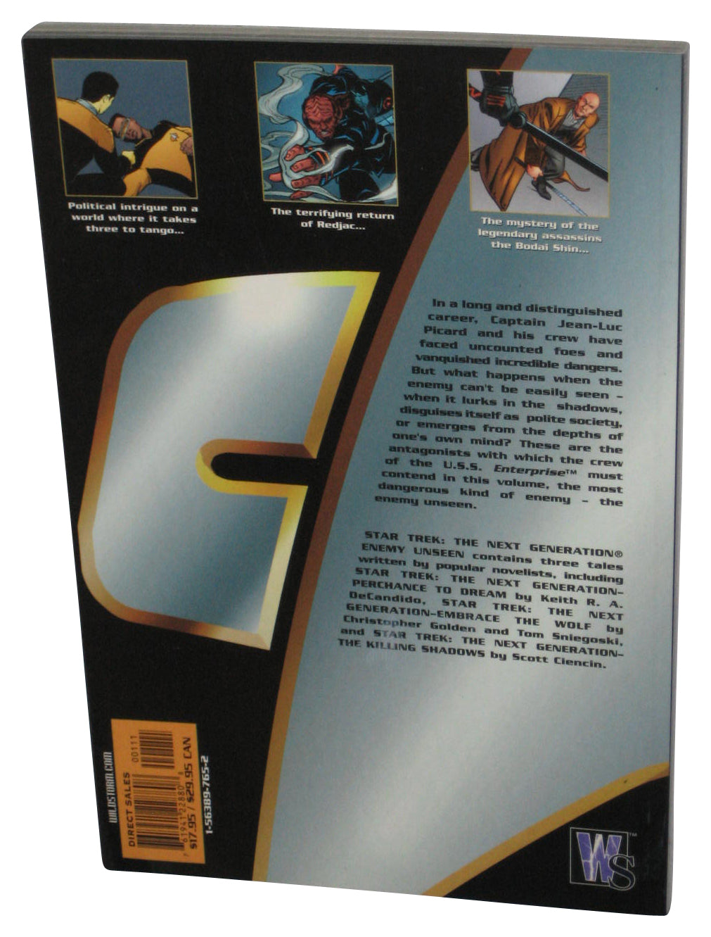 Star Trek The Next Generation Enemy Unseen (2001) Paperback Book