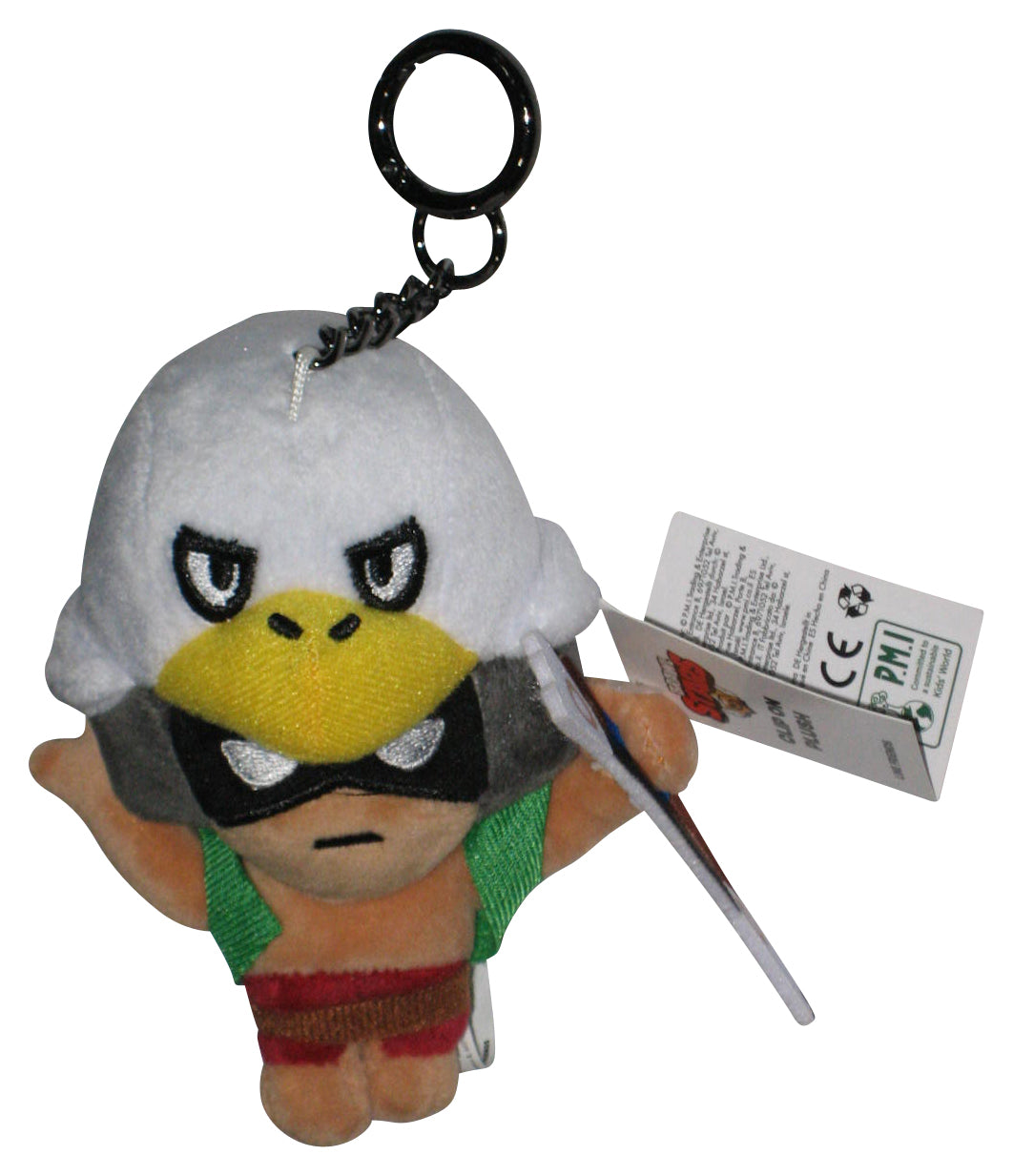 Brawl Stars Line Friends Bullsitoy 4-Inch Bo Clip-On Plush Keychain